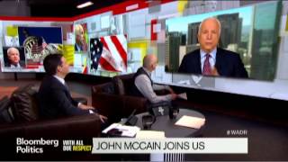 Senator McCain Calls quotWith All Due Respectquot Oxymoron [upl. by Sadoc]