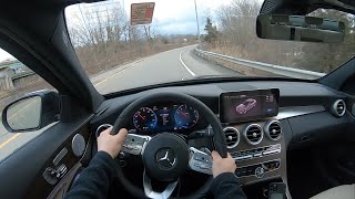 2021 Mercedes Benz C300 POV Test Drive and impressions [upl. by Ahgiel203]