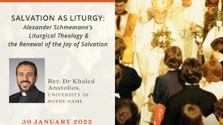 The 39th Annual Fr Alexander Schmemann Memorial Lecture [upl. by Kotta340]