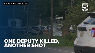 One deputy killed another shot in Smyth County shooting [upl. by Yrellih]