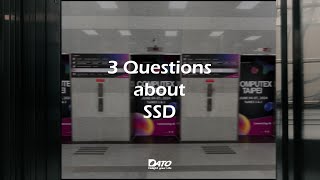 3 Questions about SSD  Datotek [upl. by Mcclelland]