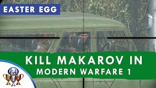 Call of Duty 4 Modern Warfare Remastered  Time Paradox Killing Vladimir Makarov in MW1 Easter Egg [upl. by Gardel]