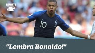 MBAPPÉ DESTRÓI a ARGENTINA e é EXALTADO quotlembra Ronaldoquot [upl. by Ylenaj]