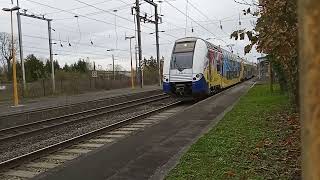 TSHDF  Départ de la Z246656 NordPasdeCalais 100e en gare de Fourmies [upl. by Acirea198]