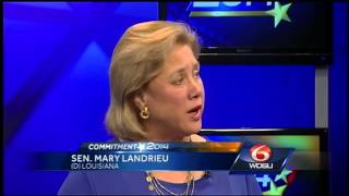 Q and A with Sen Mary Landrieu [upl. by Adnohsar]