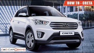 How To Use Climate Control In Hyundai Creta  CarDekhocom [upl. by Sivram]