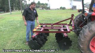 How to Use a Disc Harrow  The Gardening Series [upl. by Sutsugua]