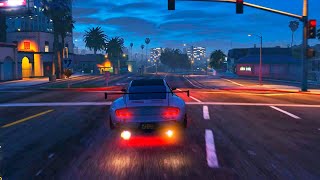 CONDUCIENDO POR LOS SANTOS CON EL PFISTER COMET SR  GTA5 ONLINE [upl. by Reina]