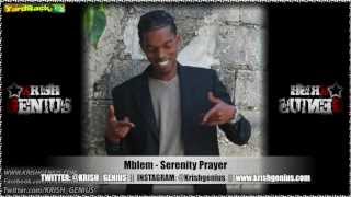 Mblem  Serenity Prayer Contagious Riddim Feb 2013 [upl. by Amlez145]