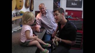 Nick Hexum at Neely Guitars [upl. by Llebyram604]