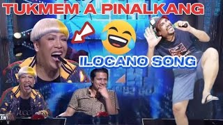 Pilipinas Got Talent Audition Part 29TUKMEM A PINALKANGILOCANO SONGGrabe Ang Tawa Ni Vice Ganda [upl. by Wilder]