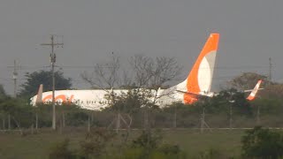 Decolagem GOL 737 MAX B738 e 737 smiles e ATR72 Da Azul No Aeroporto Glauber Rocha [upl. by Efinnej]