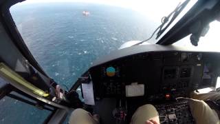 EC155 landing on helideck [upl. by Athallia726]