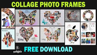 psd free download collage prems photo collage in frame heartin shape free download collage [upl. by Wavell319]