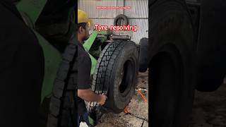 Tyre Resolving process 🧑‍🔧shorts automobile mechanic knowledge tyre facts workshop [upl. by Jaenicke]