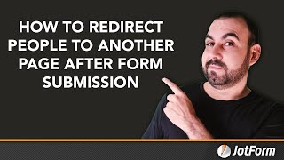 How to redirect people to another page after form submission [upl. by Ario]