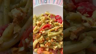 PASTA ESTIVA N3✨ricettefacili ricetteveloci cookingvideo pesto pomodori noci shorts [upl. by Ahcsim]