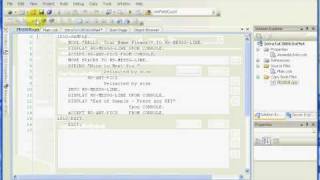 NetCOBOL for NET Tutorial Working with copybooks [upl. by Rebmeced]