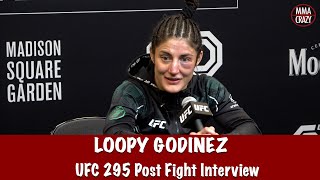 Loopy Godinez aiming for the title after win over Tabatha Ricci at UFC 295 [upl. by Silvia]