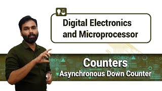 Counters  Asynchronous Counter  Down Counter  Sequential Logic Circuit  Digital Electronics [upl. by Nisay]