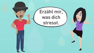 Deutsch lernen mit Liedern 🎵  über Gefühle sprechen Wechselpräpositionen und indirekte Fragen [upl. by Galven786]