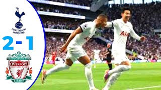 Tottenham Hotspur vs Liverpool 2  1 Highlights Premier League 2023 [upl. by Eiramacissej591]