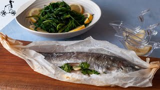 Easy Baked Rainbow Trout With Agretti [upl. by Antoni]