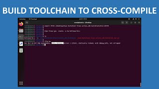 Build toolchain to cross compile [upl. by Zolner614]