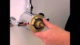 Dual Type Shower Valve Cartridge Exchange Replacement  How To [upl. by Epuladaugairam]