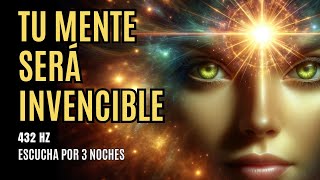 ESCUCHA DURANTE 3 NOCHES Hipnosis REPROGRAMACIÓN DE LA MENTE INVENCIBLE PARA DORMIR [upl. by Noek482]