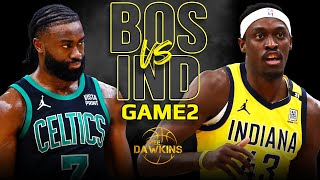 Boston Celtics vs Indiana Pacers Game 2 Full Highlights  2024 ECF  FreeDawkins [upl. by Doss720]