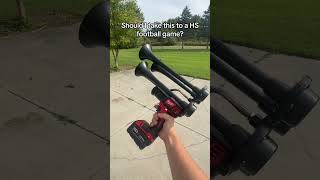 Would you take an Impact Train Horn to a HS football game [upl. by Ainotahs253]