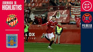 Resumen PrimeraFederación  Gimnàstic de Tarragona 21 SD Tarazona  Jornada 16 Grupo 1 [upl. by Piers]