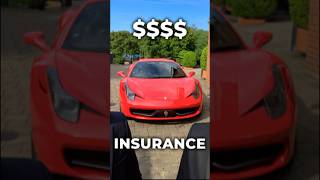 How Much Does Ferrari Insurance ACTUALLY Cost [upl. by Anabelle]