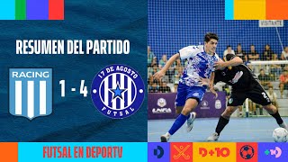 Racing Club 14 17 de Agosto  RESUMEN Y GOLES  Fecha 2  Primera División de Futsal [upl. by Kit]