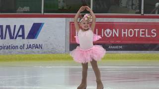 Amazing 4 Year Old Performs Figure Skating Routine in 2017 ISI Worlds Mariah Bell Benefit Show [upl. by Parish]