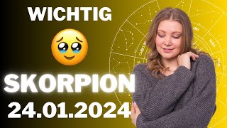 SKORPION ♏️🤫 JEMAND vermisst dich sehr 😨 Horoskop  24Januar 2024 skorpion tarot [upl. by Aubrey302]