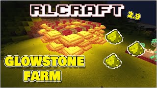 Infinite Glowstone Farm  Lucis Mushroom Farm  RLCraft 291c [upl. by Howe322]