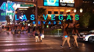 Las Vegas on a Regular Night Nevada USA 4KUHD [upl. by Solorac]