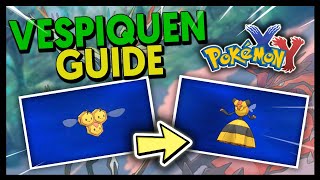 HOW TO EVOLVE COMBEE INTO VESPIQUEN ON POKEMON X AND Y [upl. by Eneleoj]