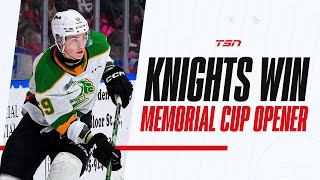 Sawyer on Knights opener at Memorial Cup They were dominant in all areas [upl. by Hakym]