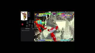 MvC2 Iron Man Unfly Air2Ground w Input display amp sound Optimal Crossunder Midscreen amp Corner Seqs [upl. by Airemahs]