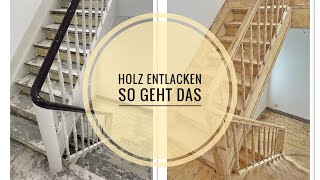 Die schnellste Methode das Holz abzuschleifen SANDSTRAHLEN [upl. by Raamal]