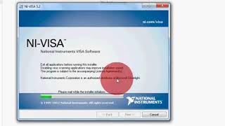 2 NI VISA Driver installation [upl. by Corby]