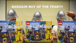 Lego Castle Bargain of the Year Creator 3in1 Medieval Tower 31120 Alternate MOC Rebrickable build [upl. by Ormiston]