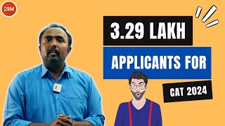 329 Lakh Applicants for CAT 2024  Harder to Get into IIMs  How to Interpret This  2IIM CAT [upl. by Enellek]