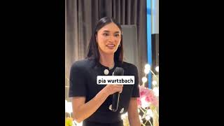 PIA WURTZBACH CAMPAIGNING CHELSEA MANALO [upl. by Shelley]