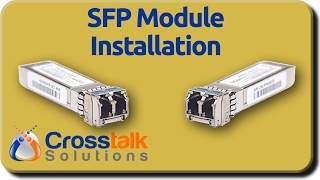 SFP Module Installation [upl. by Aissatsana]