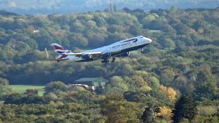 🇬🇧 British Airways Boeing 747 GCIVW Lands at Dunsfold Aerodrome To Become a Movie Prop [upl. by Ahseina867]