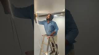 Profile light fixing electrician electrical profilelight plumbing plumber shorts viralvideo [upl. by Rayham150]